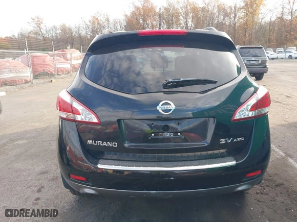 2013 Nissan Murano SL with VIN JN8AZ1MW0DW320487, listed as a IAAI auction lot 40760140 with 156,066 mi miles. Bid and sale history available at carsss.com. Image 16.
