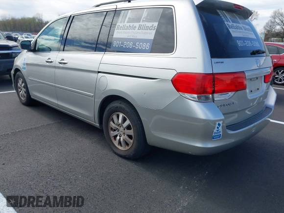 2008 Honda Odyssey EX-L with VIN 5FNRL38718B076647, listed as a IAAI auction lot 41854493 with 168,455 mi miles. Bid and sale history available at carsss.com. Image 3.