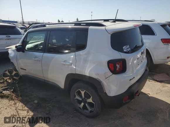 2020 Jeep Renegade Trailhawk with VIN ZACNJBC19LPL09240, listed as a Copart auction lot 52803075 with 70,698 mi miles and Non repairable. Bid and sale history available at DreamBid. Image 2.