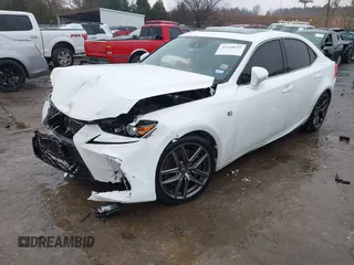 2018 Lexus IS with VIN JTHBA1D28J5078195, listed as a IAAI auction lot 41448692 with 105,745 mi miles. Bid and sale history available at carsss.com. Image 18.