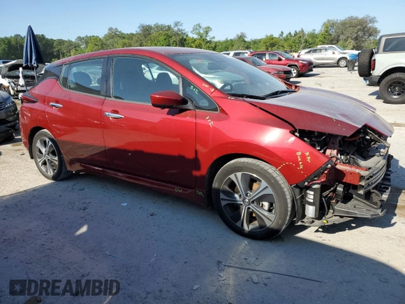 2020 Nissan LEAF SV with VIN 1N4AZ1CP3LC310791, listed as a Copart auction lot 52303575 with 32,819 mi miles and Non repairable. Bid and sale history available at DreamBid. Image 4.