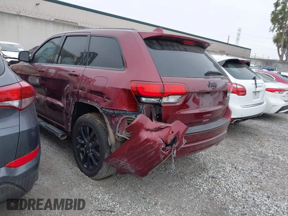 2018 Jeep Grand Cherokee Altitude with VIN 1C4RJEAG0JC433654, listed as a IAAI auction lot 42057867 with 103,552 mi miles and . Bid and sale history available at DreamBid. Image 3.