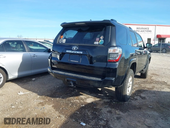 2023 Toyota 4Runner SR5 with VIN JTEMU5JR1P6125611, listed as a IAAI auction lot 41039223 with 35,923 mi miles and . Bid and sale history available at DreamBid. Image 4.
