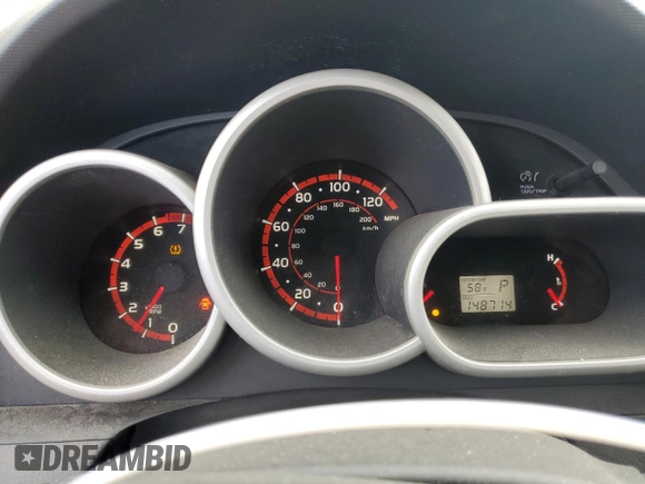 2010 Pontiac Vibe w/1SA with VIN 5Y2SP6E84AZ402512, listed as a Copart auction lot 71202374 with 148,714 mi miles and Salvage Title. Bid and sale history available at carsss.com. Image 9.