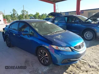 2014 Honda Civic Sedan EX with VIN 19XFB2F88EE207456, listed as a IAAI auction lot 41755472 with 120,337 mi miles. Bid and sale history available at carsss.com. Image 1.