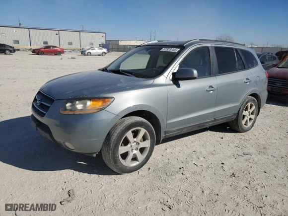 2008 Hyundai Santa Fe SE with VIN 5NMSH13E38H185039, listed as a Copart auction lot 87923745 with 160,458 mi miles and Clean Title. Bid and sale history available at carsss.com. Image 1.