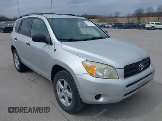 2007 Toyota RAV4 with VIN JTMBD33V775097927, listed as a IAAI auction lot 41870623 with 182,005 mi miles. Bid and sale history available at carsss.com. Image 1.