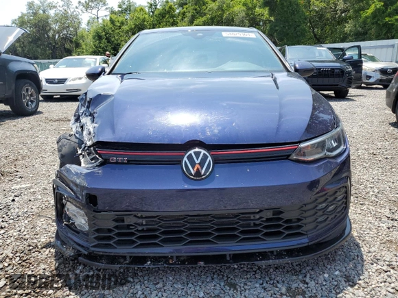 2022 Volkswagen Golf GTI S with VIN WVWG87CD7NW163201, listed as a Copart auction lot 54029304 with 17,967 mi miles and Salvage Title. Bid and sale history available at carsss.com. Image 5.