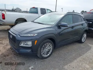 2019 Hyundai Kona SEL with VIN KM8K2CAA5KU352381, listed as a IAAI auction lot 41740117 with 57,044 mi miles and . Bid and sale history available at DreamBid. Image 2.