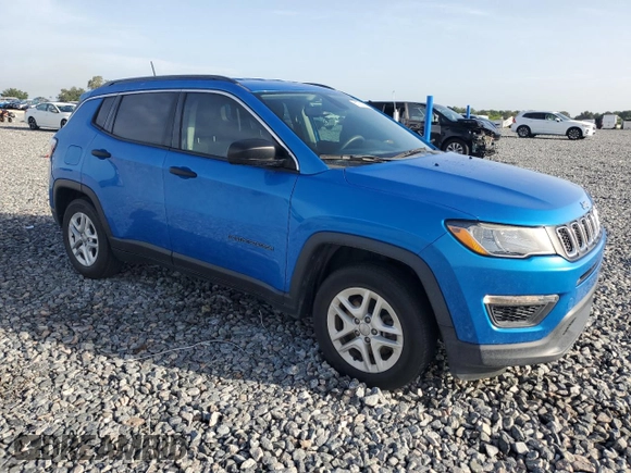 2020 Jeep Compass Sport с VIN 3C4NJCAB8LT102576, выставлен на аукционе Copart как лот 61001295 с пробегом 75 187 миль миль и Списание • Salvage title. История ставок и продаж доступна на DreamBid. Изображение 4.