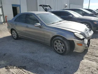 2005 Mercedes-Benz C 240 with VIN WDBRF81J65F675866, listed as a Copart auction lot 85534514 with 150,767 mi miles and Salvage Title. Bid and sale history available at DreamBid. Image 4.