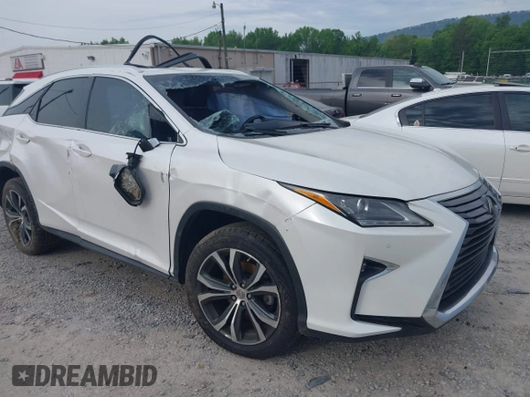 2017 Lexus RX 350 with VIN 2T2ZZMCA3HC038392, listed as a IAAI auction lot 39197812 with Not provided miles and . Bid and sale history available at DreamBid. Image 1.