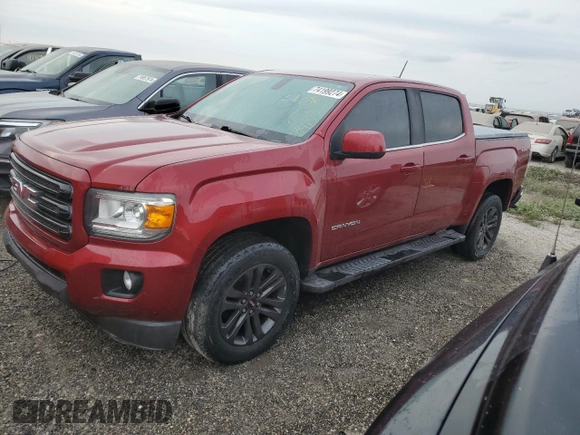 2019 GMC Canyon 4WD SLE with VIN 1GTG6CEN7K1350371, listed as a Copart auction lot 74199274 with 0 mi miles and Non Repairable. Bid and sale history available at carsss.com. Image 1.