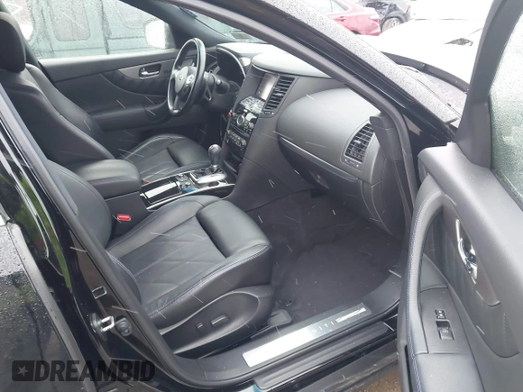 2017 Infiniti QX70 with VIN JN8CS1MW0HM415145, listed as a IAAI auction lot 41557578 with 42,502 mi miles and . Bid and sale history available at DreamBid. Image 5.