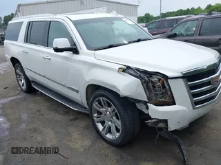2017 Cadillac Escalade ESV Luxury with VIN 1GYS4HKJ2HR353956, listed as a IAAI auction lot 42205204 with 97,957 mi miles and . Bid and sale history available at DreamBid. Image 1.