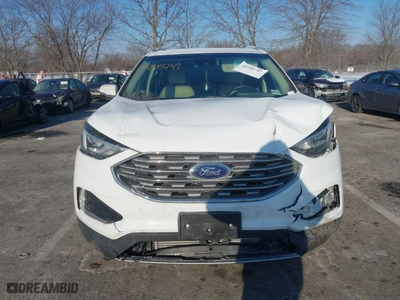 2019 Ford Edge SEL with VIN 2FMPK4J98KBC67476, listed as a IAAI auction lot 41385947 with NaN miles. Bid and sale history available at carsss.com. Image 12.