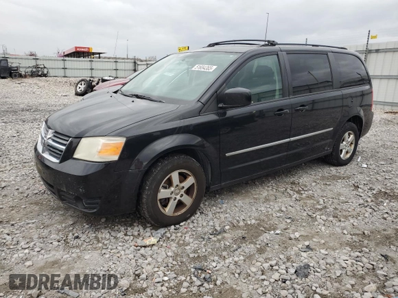 2010 Dodge Grand Caravan SXT with VIN 2D4RN5DX4AR124702, listed as a Copart auction lot 51654365 with 231,910 mi miles and Salvage Title. Bid and sale history available at DreamBid. Image 1.