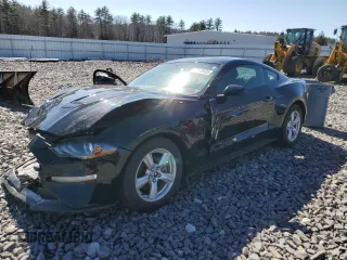 2018 Ford Mustang EcoBoost z VIN 1FA6P8TH5J5170225, wystawiony jako Copart lot #49530695 z przebiegiem 58 721 mil mil oraz Szkoda całkowita • Salvage title. Historia ofert i sprzedaży dostępna na DreamBid. Obrazek 1.