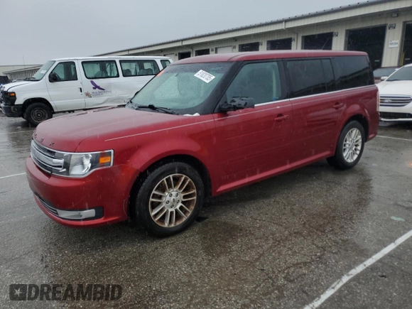 2013 Ford Flex SEL with VIN 2FMGK5C85DBD10846, listed as a Copart auction lot 51820705 with 166,433 mi miles and Salvage Title. Bid and sale history available at carsss.com. Image 1.