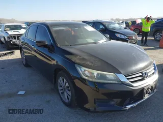 2015 Honda Accord LX with VIN 1HGCR2F30FA095213, listed as a IAAI auction lot 41831332 with 142,284 mi miles and . Bid and sale history available at DreamBid. Image 1.