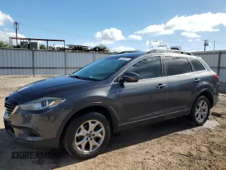 2014 Mazda CX-9 Sport with VIN JM3TB2BA2E0433374, listed as a Copart auction lot 87202164 with 153,803 mi miles and Clean title. Bid and sale history available at DreamBid. Image 1.