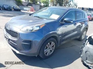 2019 Kia Sportage LX with VIN KNDPM3ACXK7513831, listed as a IAAI auction lot 41969252 with 99,388 mi miles. Bid and sale history available at carsss.com. Image 2.