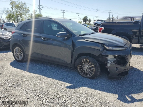 2021 Hyundai Kona SEL with VIN KM8K22AA6MU706552, listed as a Copart auction lot 48692135 with 96,038 mi miles and Non Repairable. Bid and sale history available at carsss.com. Image 4.