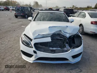 2017 Mercedes-Benz C 300 with VIN WDDWK4JB2HF541089, listed as a Copart auction lot 77261584 with 84,436 mi miles and Salvage Title. Bid and sale history available at DreamBid. Image 5.