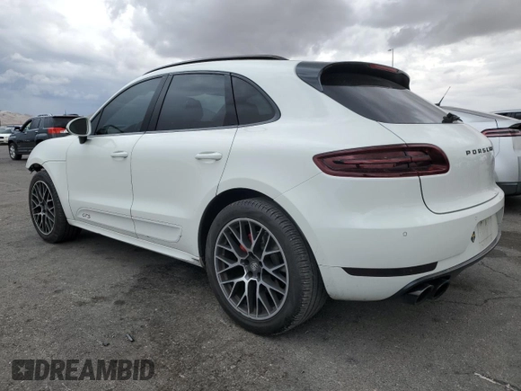 2017 Porsche Macan GTS with VIN WP1AG2A57HLB51772, listed as a Copart auction lot 55123715 with 130,576 mi miles and Salvage title. Bid and sale history available at DreamBid. Image 2.