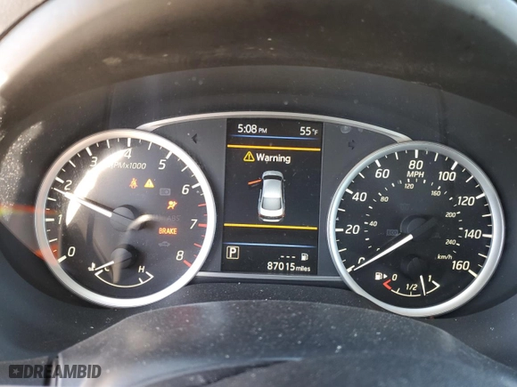 2019 Nissan Sentra S with VIN 3N1AB7AP9KY312218, listed as a Copart auction lot 49974775 with 87,015 mi miles and Salvage Title. Bid and sale history available at carsss.com. Image 9.