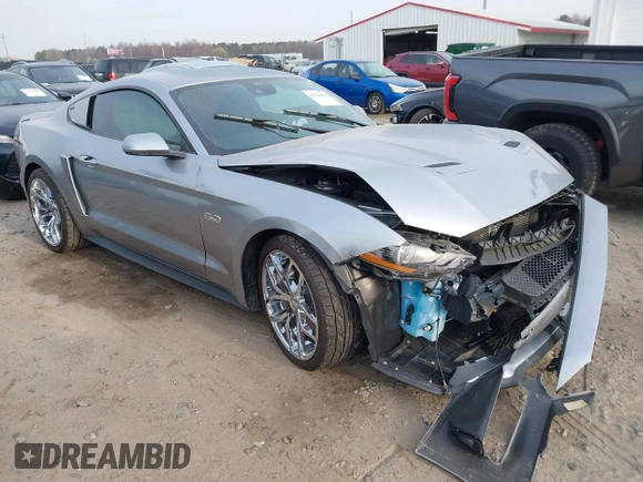 2022 Ford Mustang GT with VIN 1FA6P8CFXN5130369, listed as a IAAI auction lot 41784371 with 9,307 mi miles and . Bid and sale history available at DreamBid. Image 1.
