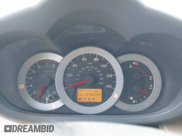 2010 Toyota RAV4 with VIN 2T3JF4DV5AW080814, listed as a IAAI auction lot 42085143 with 240,522 mi miles. Bid and sale history available at carsss.com. Image 7.