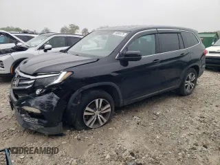 2017 Honda Pilot EX-L with VIN 5FNYF6H55HB081062, listed as a Copart auction lot 56008475 with 136,387 mi miles and Salvage title. Bid and sale history available at DreamBid. Image 1.