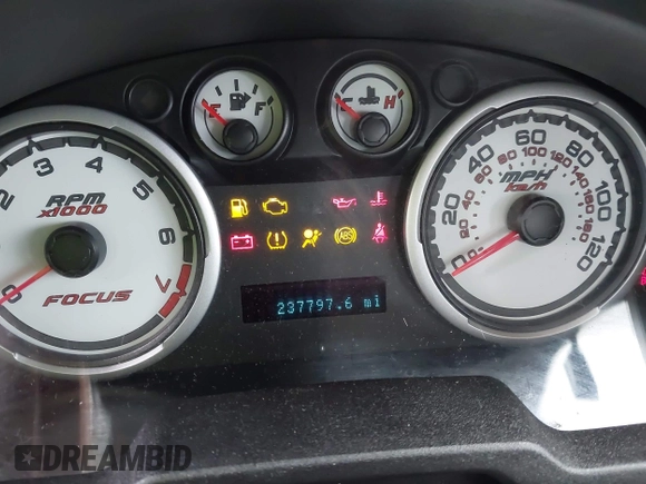 2010 Ford Focus SEL with VIN 1FAHP3HN6AW220036, listed as a IAAI auction lot 42054132 with 237,797 mi miles. Bid and sale history available at carsss.com. Image 7.