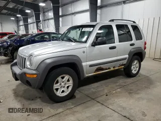 2004 Jeep Liberty Sport with VIN 1J4GL48K64W263836, listed as a Copart auction lot 50372735 with 130,808 mi miles and Salvage Title. Bid and sale history available at carsss.com. Image 1.
