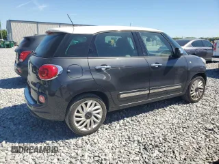 2014 FIAT 500L Lounge with VIN ZFBCFACH7EZ017158, listed as a Copart auction lot 49870085 with 80,081 mi miles and Salvage Title. Bid and sale history available at DreamBid. Image 3.