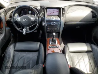 2013 Infiniti FX with VIN JN8BS1MW4DM100158, listed as a Copart auction lot 52123965 with 52,910 mi miles and Salvage Title. Bid and sale history available at DreamBid. Image 8.