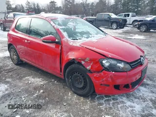 2012 Volkswagen Golf with VIN WVWBB7AJ3CW220494, listed as a IAAI auction lot 41557701 with 108,444 mi miles. Bid and sale history available at carsss.com. Image 1.