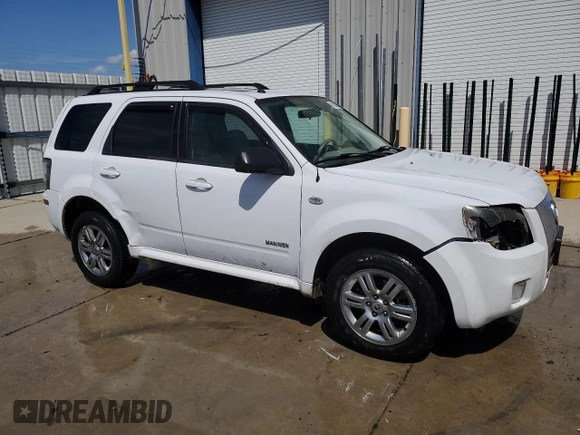 2008 Mercury Mariner with VIN 4M2CU811X8KJ52241, listed as a Copart auction lot 61502625 with 125,920 mi miles and Salvage title. Bid and sale history available at DreamBid. Image 4.