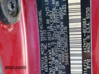 2024 Lexus ES 300h с VIN 58ABA1C19RU037316, выставлен на аукционе Copart как лот 45528675 с пробегом Не указан миль и На запчасти • Non repairable. История ставок и продаж доступна на DreamBid. Изображение 13.