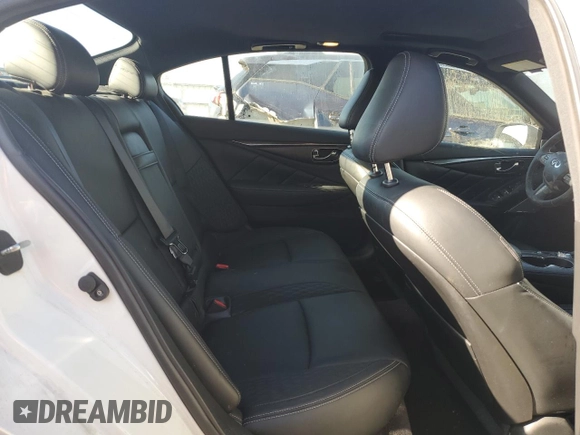 2017 Infiniti Q50 Sport z VIN JN1EV7AP8HM741578, wystawiony jako Copart lot #80983874 z przebiegiem 54 501 mil mil oraz Szkoda całkowita • Salvage title. Historia ofert i sprzedaży dostępna na DreamBid. Obrazek 10.