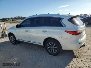 2013 Infiniti JX35 with VIN 5N1AL0MM5DC328667, listed as a Copart auction lot 72524324 with 94,667 mi miles and Salvage Title. Bid and sale history available at carsss.com. Image 2.
