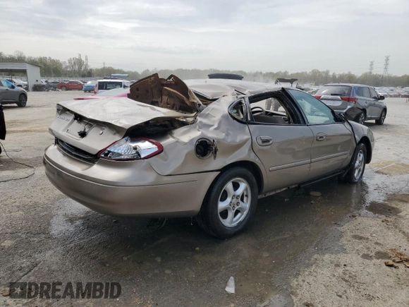 2002 Ford Taurus SES Standard with VIN 1FAFP55UX2A202460, listed as a Copart auction lot 50206465 with 267,625 mi miles and Non Repairable. Bid and sale history available at carsss.com. Image 3.