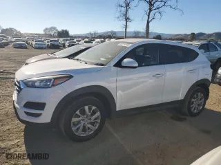 2019 Hyundai Tucson SE with VIN KM8J23A44KU973715, listed as a Copart auction lot 89214805 with 52,800 mi miles and Salvage Title. Bid and sale history available at carsss.com. Image 1.