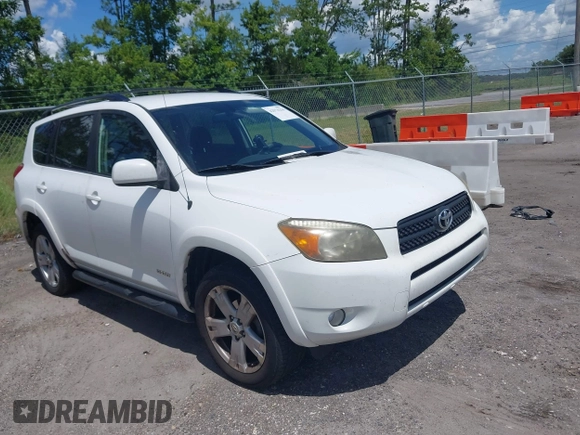 2008 Toyota RAV4 Sport with VIN JTMZD32V886067069, listed as a IAAI auction lot 42574256 with 233,799 mi miles and . Bid and sale history available at DreamBid. Image 1.