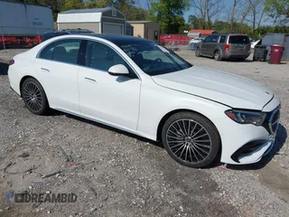2024 Mercedes-Benz E 350 with VIN W1KLF4HB9RA070764, listed as a IAAI auction lot 42031166 with 1,552 mi miles and . Bid and sale history available at DreamBid. Image 1.