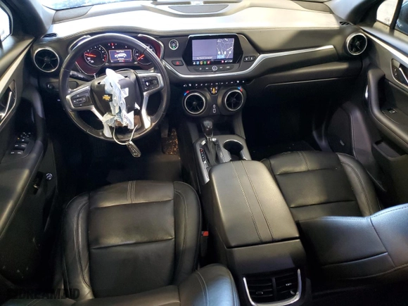 2019 Chevrolet Blazer with VIN 3GNKBHRS4KS666836, listed as a Copart auction lot 42757725 with 99,174 mi miles and Salvage Title. Bid and sale history available at carsss.com. Image 8.