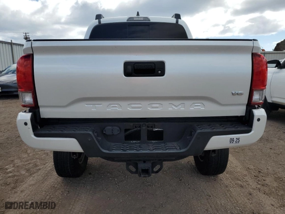 2022 Toyota Tacoma 4WD SR with VIN 3TYCZ5AN7NT101670, listed as a Copart auction lot 86912734 with 21,376 mi miles and Salvage Title. Bid and sale history available at carsss.com. Image 6.