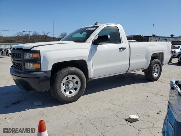 2015 Chevrolet Silverado 1500 Work Truck with VIN 1GCNCPEH3FZ411160, listed as a Copart auction lot 48355375 with 209,532 mi miles and Clean Title. Bid and sale history available at carsss.com. Image 1.