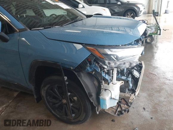 2022 Toyota RAV4 Hybrid SE with VIN 4T3T6RFV3NU089343, listed as a IAAI auction lot 41223554 with 50,589 mi miles and . Bid and sale history available at DreamBid. Image 6.